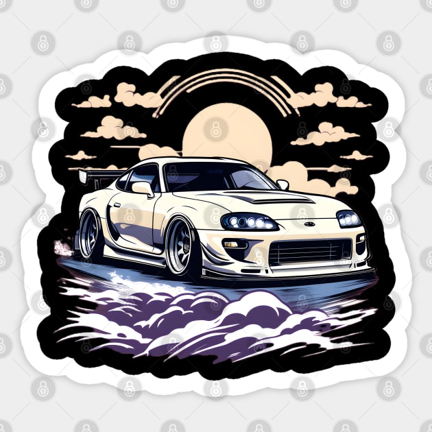 Cloudy MK4 Supra Sticker by Tuner Society SA